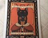 Doberman Dog Retro Pets 8 X 10 Print Krista Brooks Patron Saint of Prote... - $16.13