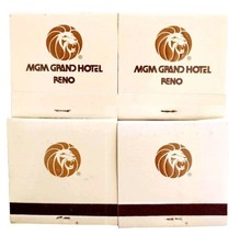 MGM Grand Hotel Reno Nevada Vintage Matchbooks Unstruck Lot Of 4 Lion E77 - $19.99