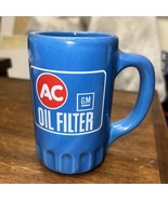 Vintage GM AC Delco Oil Filter Blue Coffee Mug 10oz dealer Promo Gas Oil... - €43,21 EUR