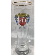 ROTHENBERG O. D. TAUBER GOLD TRIMMED TALL BEER GLASS - £6.04 GBP