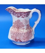 Antique Vintage Pre-WEDGWOOD Woodland Crown 5.5&quot; Pitcher Staffordshire N... - $25.77 CAD