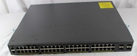 Cisco Catalyst 2960 X Gigabit Ethernet Switch PoE+ 48 Ports Managed WS-C... - $71.05