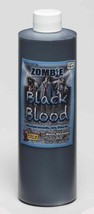Bottle Of Zombie Black Blood PINT(16 Fl. Oz) Costume Accessory Water Washable - £7.81 GBP