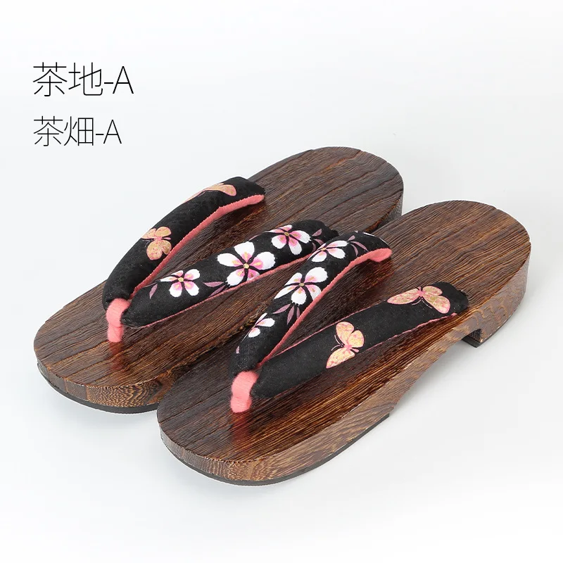 Unisex Woman Paulownia en Japanese Traditional Geta Clogs Man 2024 Ninja Cosplay - £44.10 GBP