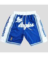Los Angeles Lakers &quot;LAKERS&quot; Shorts stitched Blue with 4 Pocets - £39.42 GBP