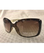 NEW Nine West Womens Rectangle Tortoise Shell gold Sunglasses Butterfly ... - £11.96 GBP