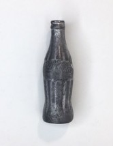 Vintage Miniature Coca Cola Soda Pop Bottle Solid Metal 1.5&quot; - £8.59 GBP