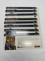 Dungeons And Dragons Campaign Cards Rewards Set 2 Cards 1-8 Complete  - £51.27 GBP