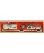 NEW 1991 Coca-Cola TTAX Articulated Flat Cars with Tractors and Trailers - $98.01