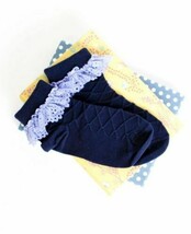 NWT Matilda Jane Good Hart Blue WASHY SOCKS Size XS (Age 6-12M) NEW Lace... - $12.27