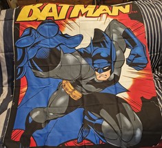 Vintage Batman Cotton Panel 35&quot;X 45&quot; DC Comics Spring Industries 2005 - $15.00