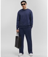 Mode of One Men&#39;s Relaxed-Fit Fleece Sweatshirt in Caspian Waters Blue-M... - €20,60 EUR