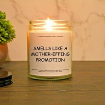 Smells Like A Mother-Effing Promotion Candle | Funny Job Promotion Gift Ideas | - £19.53 GBP