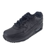 Nike Air Max 90 LTR PS Black Leather CD6867 001 Little Kids Shoes Size 12 C - £63.39 GBP