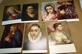 Art Postcard unposted  Madrid  El Greco paintings set of 7 - $12.62