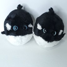 Ty Beanie Ballz Orca Whale Splash Lot of 2 Plush Stuffed Animal 5&quot; - £14.89 GBP
