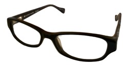 Lucky Womens Ophthalmic Eyeglass Soft Rectangle Pretend Plastic Black 46mm - £28.76 GBP