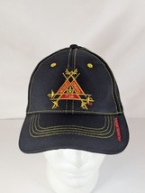 Monte Cristo Cigars Embroidered Baseball Cap Hat Black Adjustable w/ Logo - £13.91 GBP