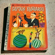 Vintage Golden Book 1956 Captain Kangaroo CBS TV Children&#39;s Hardcover 1972 Print - £7.25 GBP