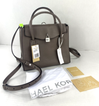 New Michael Kors Mercer Large All in One Bag Cinder Pebbled Leather - £135.25 GBP