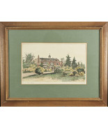 &quot; Casa Di Charles Dickens &quot; Da James Fagan Firmato Acquatinta Acquaforte - $3,692.10 MXN