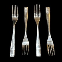 Vintage Wallace KIRSTEN Dinner Forks Set of 4 Stainless Steel 8 Inch - £18.10 GBP