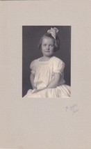 Harriette Smith, Frank Patterson Smith dau. Cabinet Photo of Beautiful Girl #2 - £15.46 GBP