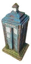 Small Olde Style London Police Box Aquarium Ornament Decor, Fish Safe Polyresin - £20.20 GBP
