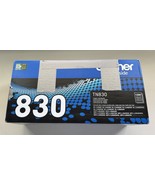 Brother TN830 Printer Toner Cartridge Standard Yield Genuine OEM Black Open Box