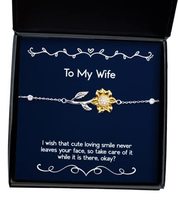 Inappropriate Wife, I Wish That Cute Loving Smile Never Leaves Your face, so tak - £39.52 GBP