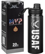 20oz US Air Force Water Bottle USAF Double Wall Vacuum Insulated Stainle... - £45.28 GBP