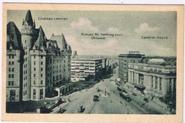 Postcard Chateau Laurier Rideau St Central Depot Ottawa Ontario circa 1928 PECO - £2.90 GBP