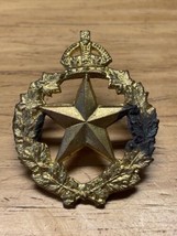 Vintage Montmagny Regiment Cap Hat Badge Military Militaria KG JD - $17.82