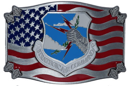 STRATEGIC AIR COMMAND USAF SAC - Cast Belt Buckle - $23.00