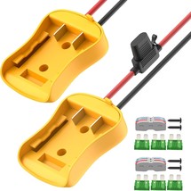 2Pcs 20V Battery Adapter For Dewalt Power Wheel Battery Adapter Battery - £26.24 GBP