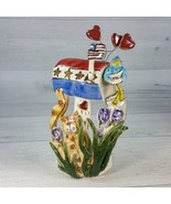 Blue Sky Clayworks Heather Goldminc Friend Mailbox Figurine Candle Holde... - $29.09