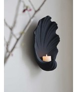 Large Ceramic Shell Wall Candle Holder  Home Décor for Living Room, Ent... - $884.13 CAD