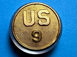 CIRCA 1910-1937, U.S. 9th REGIMENT, COLLAR DISK, TYPE I, ENLISTED, U.S. ... - €12,96 EUR