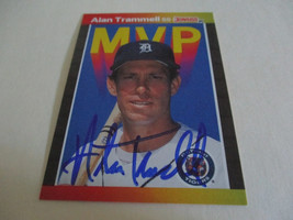 Alan Trammell 1989 Donruss #BC-17 Signature Autograph Card - $15.00