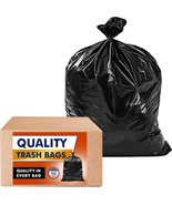 55 Gallon Trash Bags Heavy Duty, (Value-Pack 50 Bags W/Ties) 55-60 Gallo... - £33.00 GBP