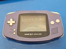 Nintendo Gameboy Advance GBA Handheld System Console Indigo Purple Teste... - $1,114.05 MXN