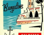 Vintage Advertising Map &amp; Brochure 1960s Barcelona Spain Caldetas Bungalows - £12.77 GBP