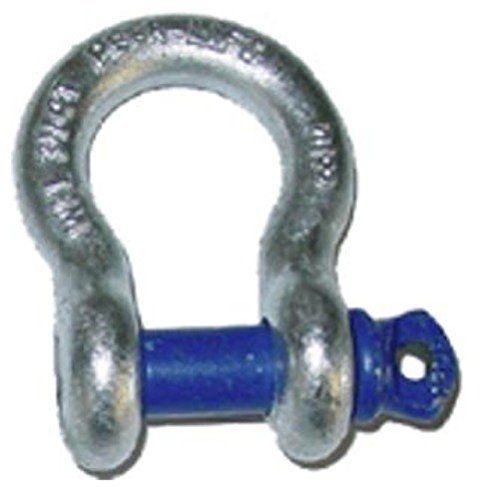 BLUEPIN 5/8 inch UTV D-Shackle - Galvanized (Single) (4X4 Recovery) - $14.99