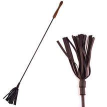 Rouge Riding Crop w/Rnd Woodn Handle Blk - $46.49