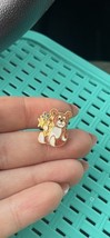 Vintage 1984 IFS Teddy Bear Pin ~ Goldtone &amp; Enamel - $152.29 MXN
