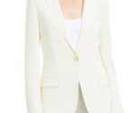 THEORY Womens Blazer Staple Classic Crepe Solid Ivory Size US 00 I1109102 - £106.08 GBP