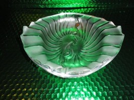 Lalique Frosted Glass Nancy Cendrier Bowl Ashtray - £307.04 GBP
