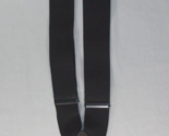 HOLD UP GRIPPER SUSPENDER COMPANY NO-SLIP CLASP BLACK LEATHER X-BACK 2W ... - $25.10