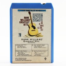 Hank Williams&#39; Greatest Hits (8-Track Tape REFURBISHED, MGM) M 8130 3918 14 Best - £4.22 GBP