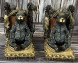 Black Bear &amp; Pinecone Bookends - 5.5&quot; - $14.50